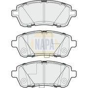 NAPA Front Brake Pad Set fits Ford Fiesta 2010-2017 1.6