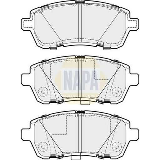NAPA Front Brake Pad Set NBP1602