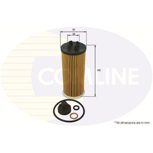 Comline Engine Oil Filter fits BMW 2 Active Tourer 2013-2022