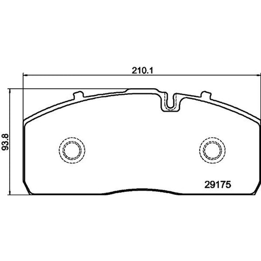 DON Brake Pad Set