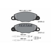 Textar Front Brake Pad Set 2313503