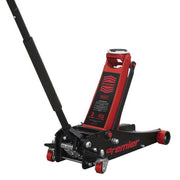 Sealey Trolley Jack 3tonne Rocket Lift Red 3040AR Sealey  - Dynamic Drive