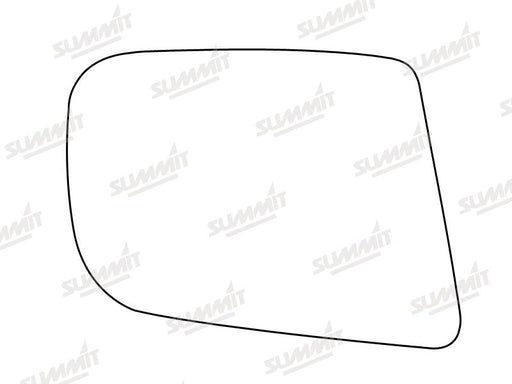 Summit Stick-On Anti Dazzle Mirror Glass fits Vauxhall Carlton LHS Summit - Bars 4 Cars