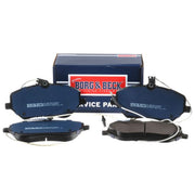 Borg & Beck Front & Rear Brake Discs & Pads fits Citroën C5 II 2004-2008 2.0