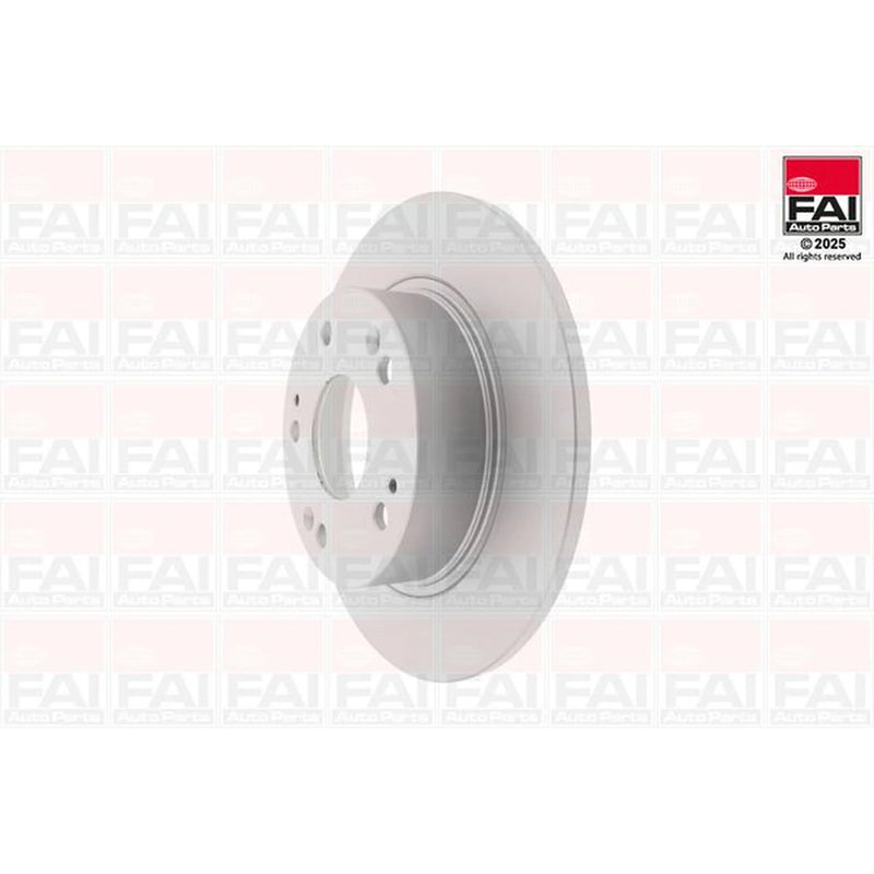 FAI Rear Brake Solid Discs & Pads fits Honda Accord VII 2003-2008 2.0 2.2