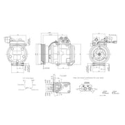 Hella Air Conditioning Compressor 8FK 366 202-051