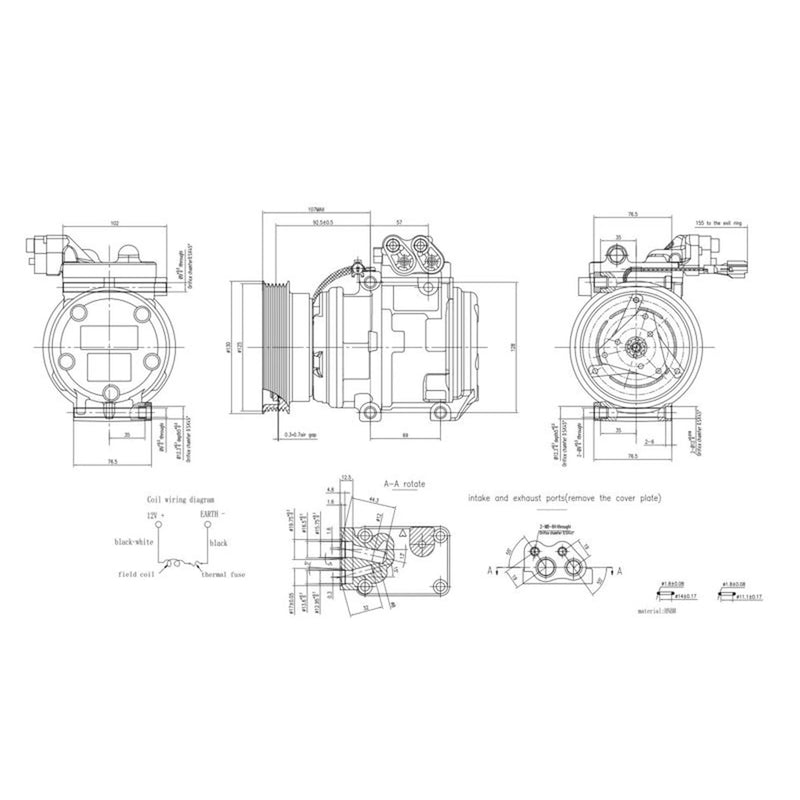 Hella Air Conditioning Compressor 8FK 366 202-051