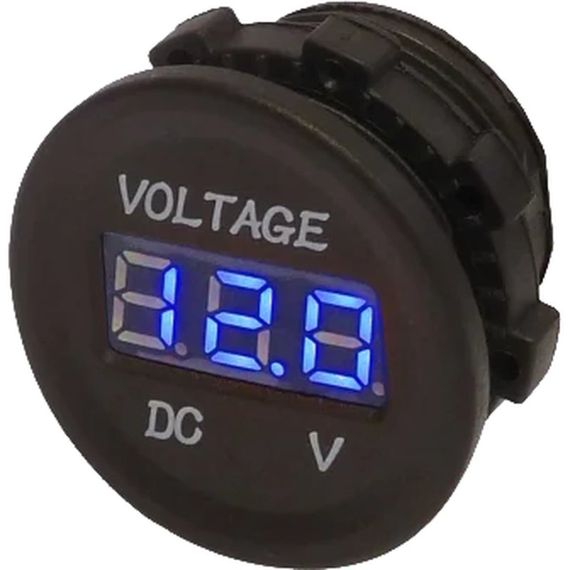 Unbranded 12V-24V Digital Panel Mount Voltmeter - Blue