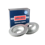 Borg & Beck Front & Rear Brake Discs & Pads fits VW Touareg 2010-2018