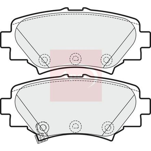 Apec Rear Brake Pad Set PAD1969