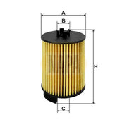 NAPA Engine Oil Filter fits Audi A4 Allroad B9 2020 on