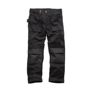 Scruffs Worker Trousers Black 38S Scruffs - Dynamic Drive