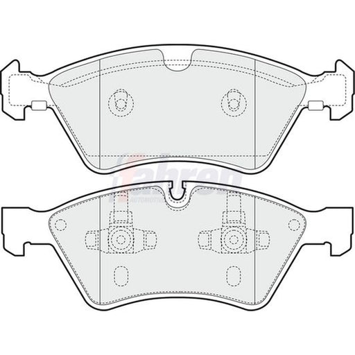 Fahren Front Brake Pad Set FBP3629