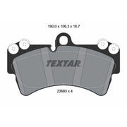 Textar Front Brake Pad Set 2369302