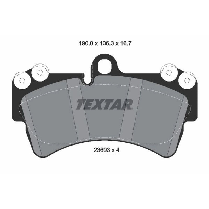 Textar Front Brake Pad Set 2369302