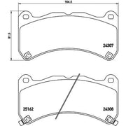 Mintex Front & Rear Pads fits Lexus Is II 2007-2013