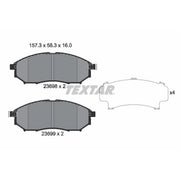Textar Front Brake Pad Set 2369801