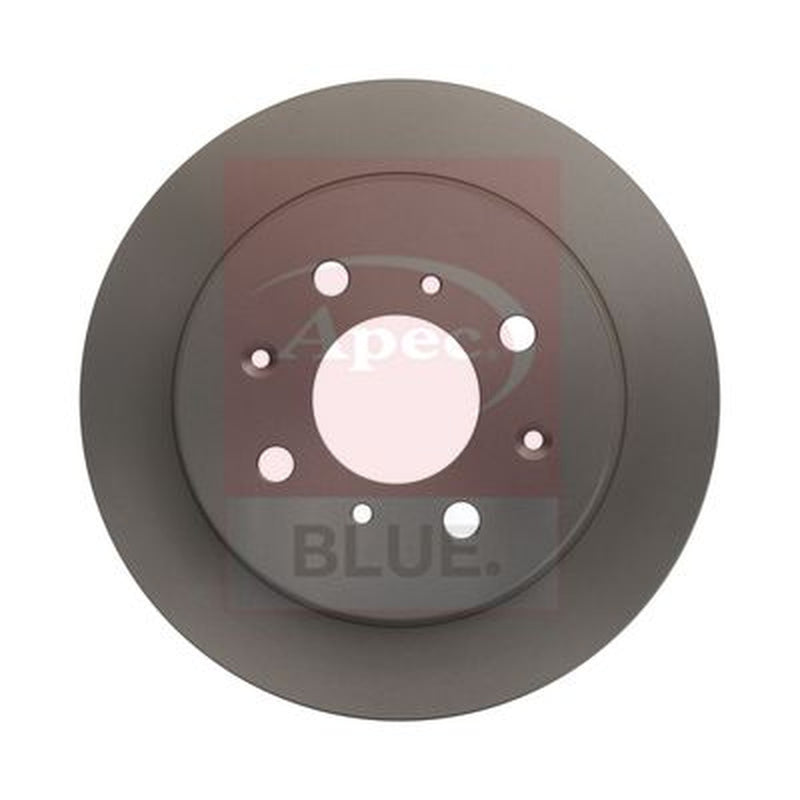 Apec 2 x Solid Brake Discs fits Honda Jazz III 2008-2015 1.2 1.3 1.4
