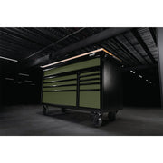 Draper BUNKER Workbench Roller Tool Cabinet, 10 Drawer, 56", Green 08236 Draper - Dynamic Drive