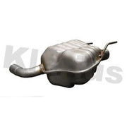 Klarius Box With Tail Pipe Left Rear fits Alfa Romeo 159 2005-2012 1.8 2.2 2.4