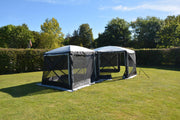 Quest Screen House 4 Pro pop up Gazebo (Grey) Quest Leisure - Dynamic Drive