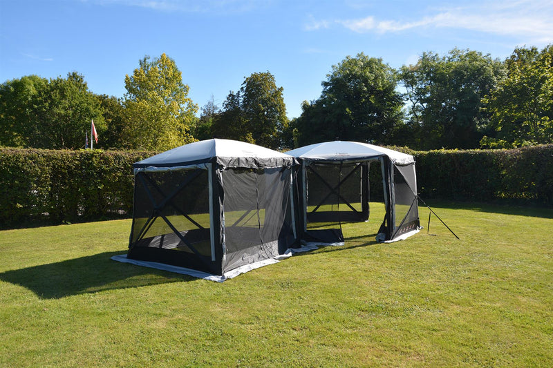 Quest Screen House 4 Pro pop up Gazebo (Grey) Quest Leisure - Dynamic Drive