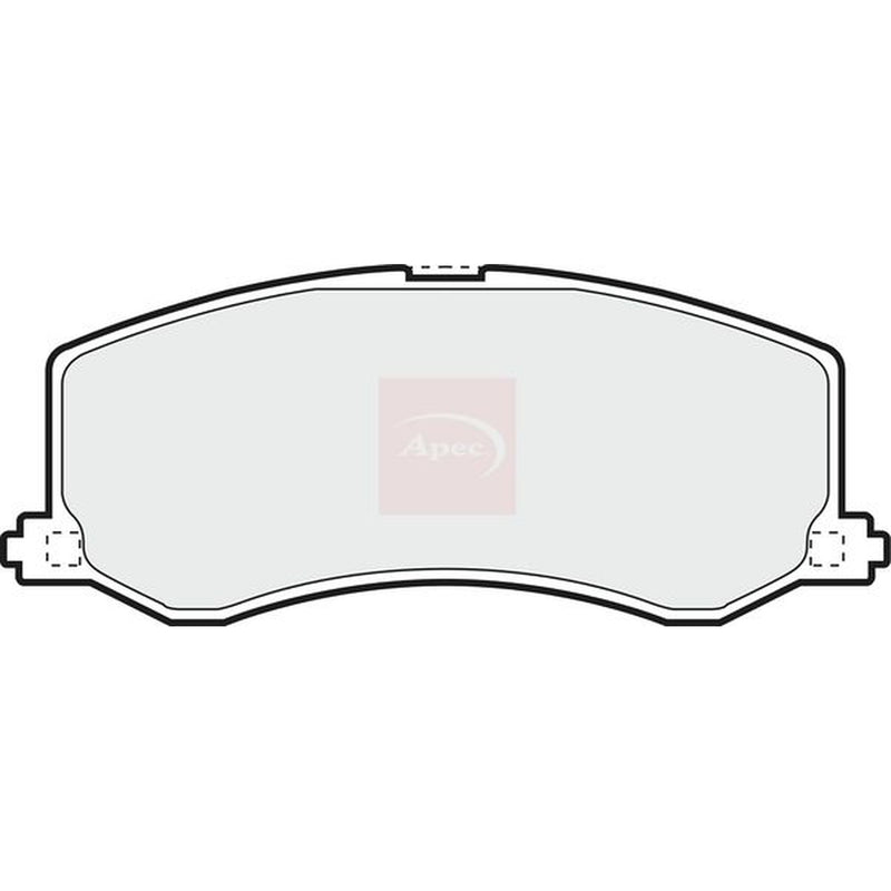 Apec Front Brake Pad Set fits Suzuki Swift 1989-2005 1.0 1.3