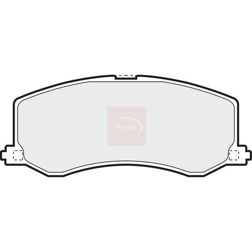 Apec Front Brake Pad Set fits Suzuki Swift 1989-2005 1.0 1.3