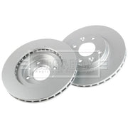 Borg & Beck Front Brake Discs & Pads fits Smart Fortwo 2017 on 453.391 453.491