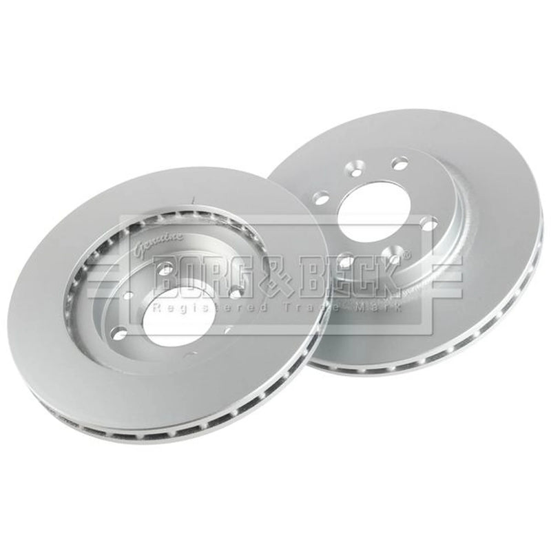 Borg & Beck Front Brake Discs & Pads fits Smart Fortwo 2017 on 453.391 453.491