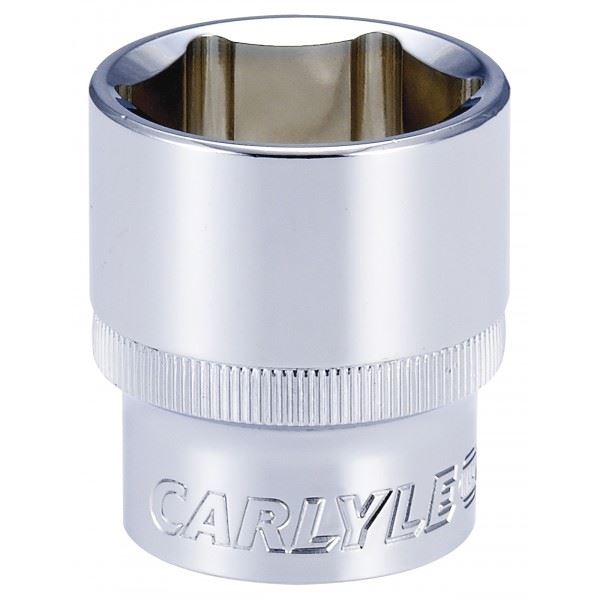 Carlyle Tools Socket - Shallow - Metric Standard - 1/2In. Dr - 28 mm - image 1