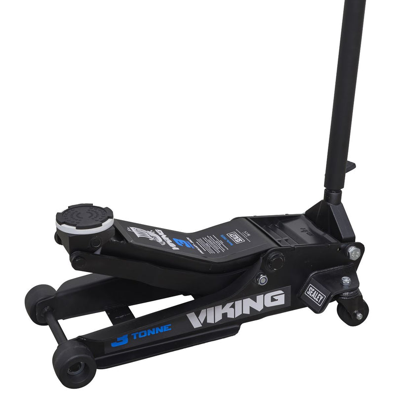 Viking Viking Low Profile Professional Trolley Jack with Rocket Lift 3 Tonne Viking - Dynamic Drive