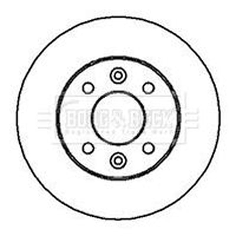 Borg & Beck Front & Rear Brake Discs & Pads fits Renault 19 1988-1992 1.9