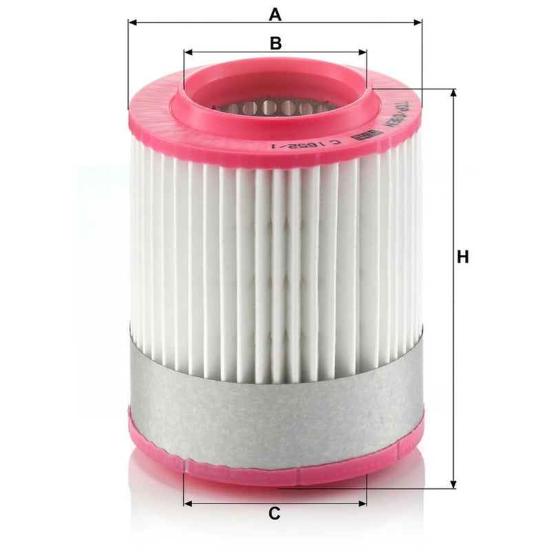 MANN-FILTER Engine Air Filter fits Audi A8 D3 2003-2010 3.0