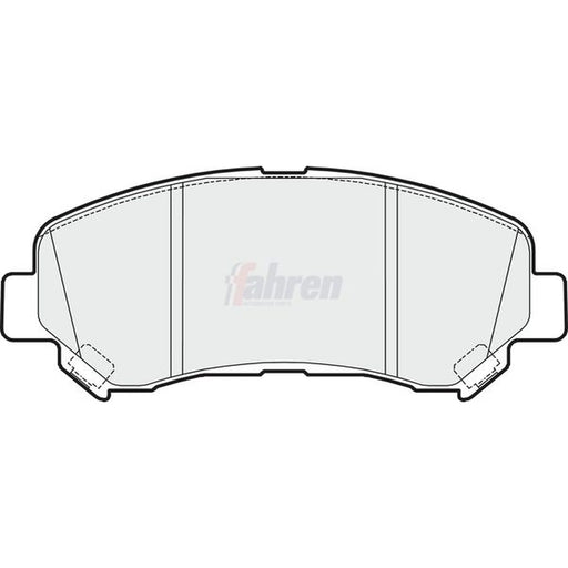 Fahren Front & Rear Brake Discs & Pads fits Nissan Qashqai I 2006-2013