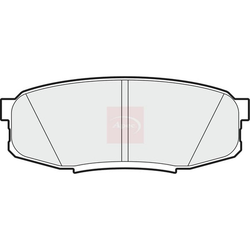 Apec Rear Brake Pad Set fits Toyota Land Cruiser 200 2007-2008 4.5