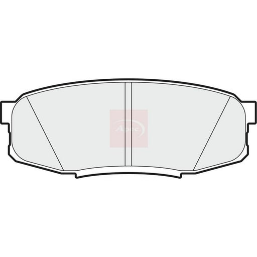 Apec Rear Brake Pad Set fits Toyota Land Cruiser 200 2007-2008 4.5