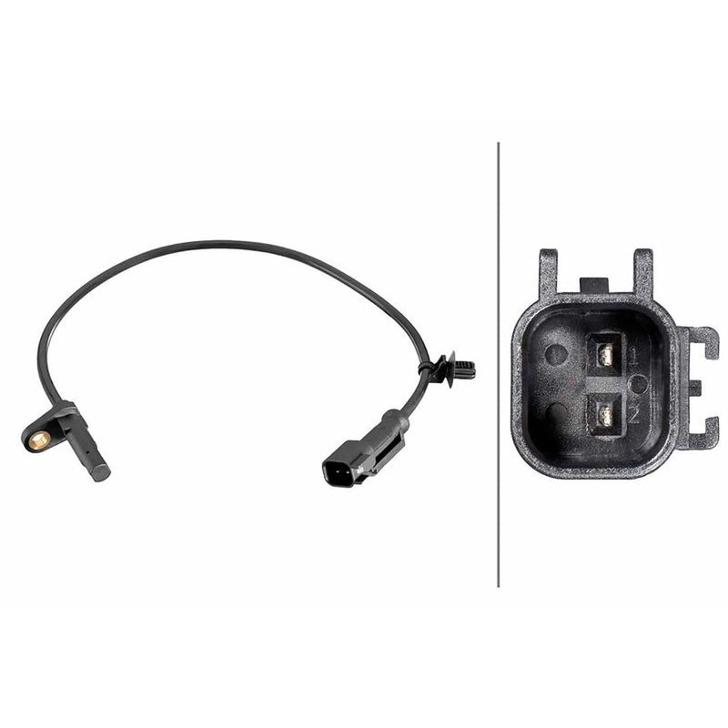 Hella ABS Wheel Speed Sensor Rear fits Ford Transit V363 2013-2024 2.0 2.2