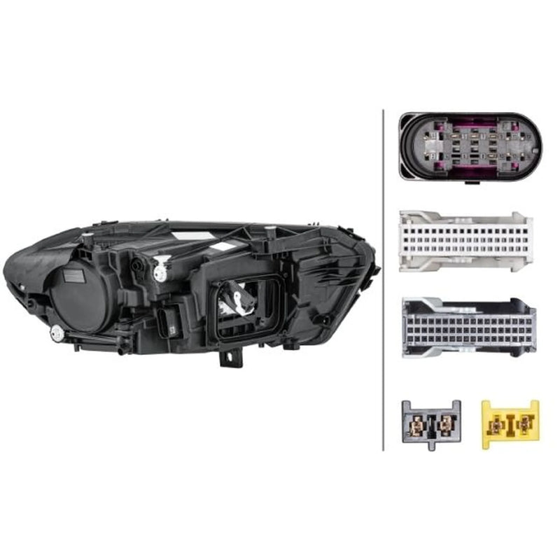 Hella Headlight Headlamp LED Left fits Mercedes-Benz A-Class 2018-2019