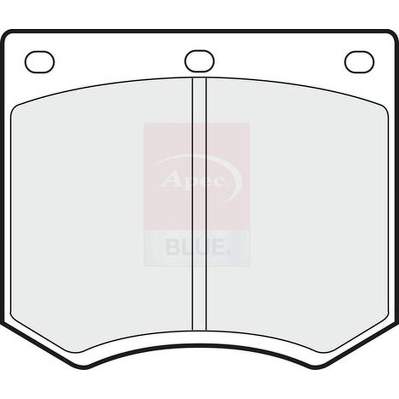 Apec Front Brake Pad Set fits Ac Me 1979-1986