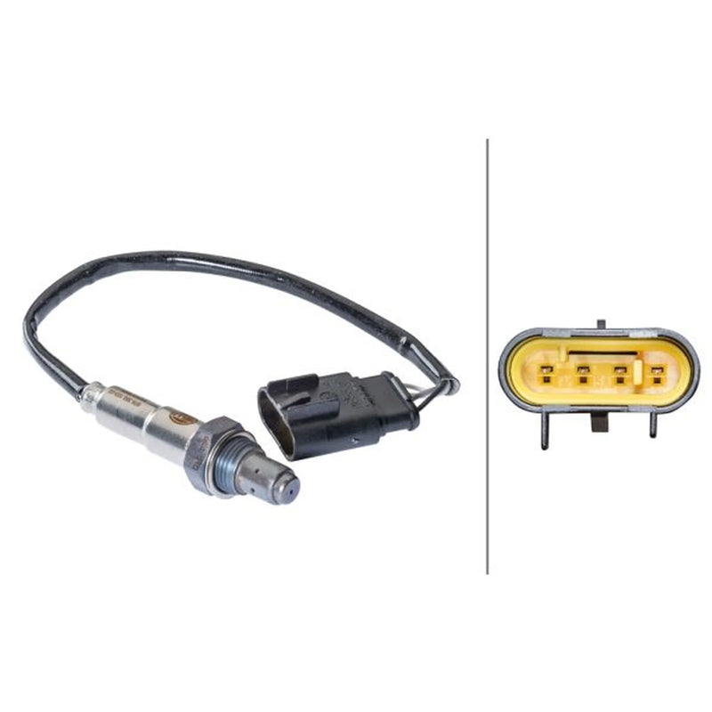 Hella O2 Lambda Oxygen Sensor after catalytic converter fits Abarth Punto