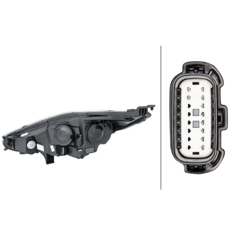 Hella Headlight Headlamp W5W Right fits Ford Fiesta VI 2008-2017