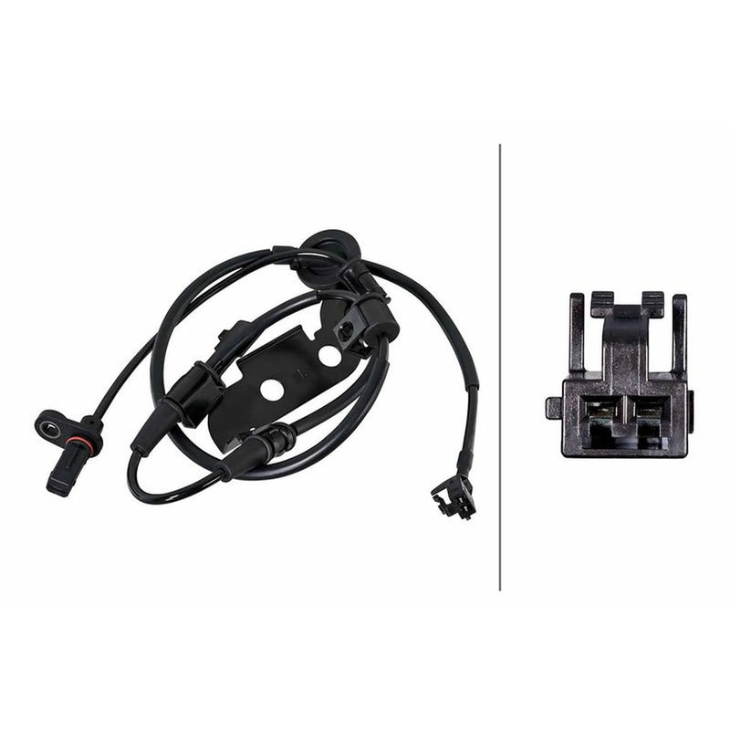 Hella ABS Wheel Speed Sensor Rear Left fits Hyundai I30 2012-2017 1.4 1.6