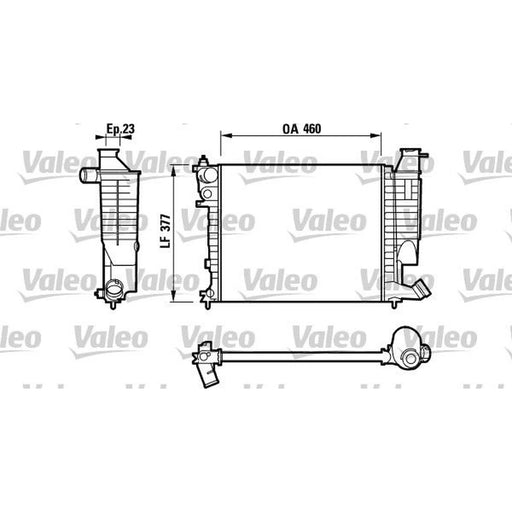 Valeo Engine Radiator 732534