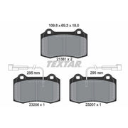 Textar Front Brake Pad Set 2138103