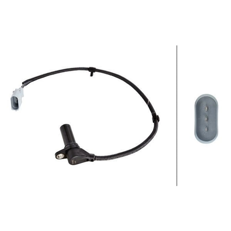 Hella Crankshaft Position Sensor fits Audi A2 2000-2005 1.2 1.4