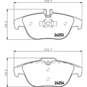 Mintex Front & Rear Brake Discs & Pads fits Mercedes-Benz E-Class 2009-2016