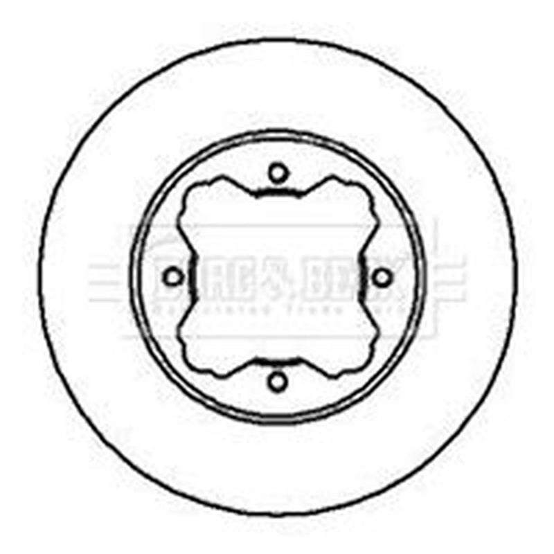 Borg & Beck Front & Rear Brake Discs & Pads fits Honda Accord 1990-1996 2.0 2.3
