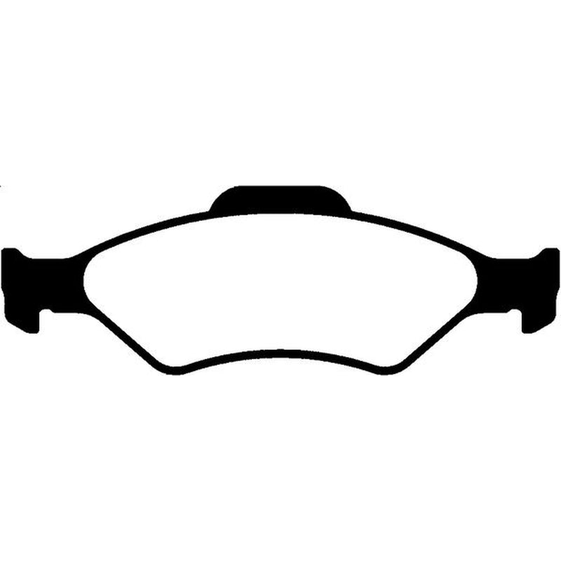 Abtex Front Brake Pad Set fits Ford Courier Box Body/Mpv 1996-2003 1.3 1.8