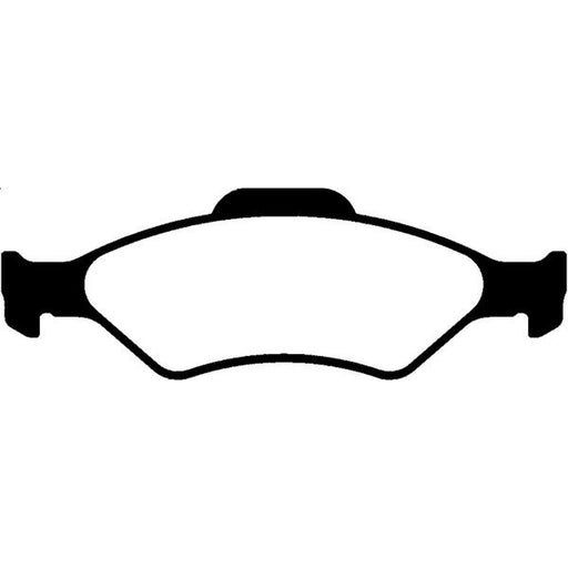 Abtex Front Brake Pad Set fits Ford Courier Box Body/Mpv 1996-2003 1.3 1.8
